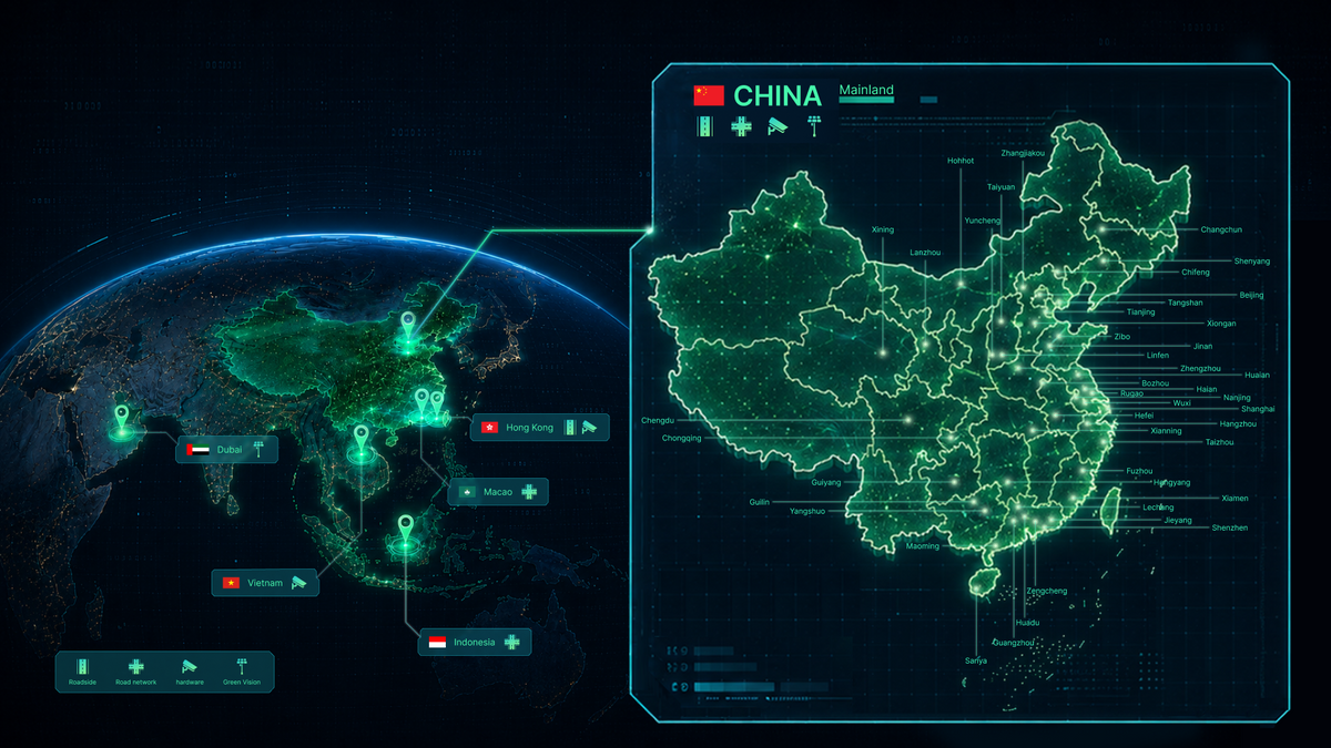 Global deployment map