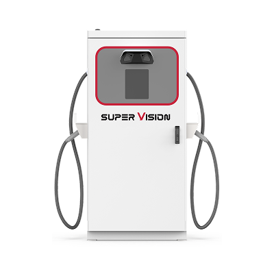 SuperVision GreenGiant DC 120kW Fast EV Charging Station SV-CSL-D-120-2 - Dual Gun DC Fast Charge AI Parking Management IP54